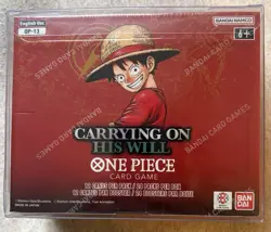 One Piece OP-13 TCG Carrying On His Will Booster Box English SEALED With Case - Image 1