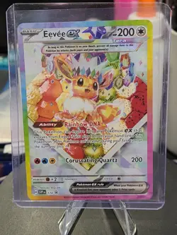 Eevee EX 174 Pokemon TCG SV Scarlet & Violet Promo Cards Holo Prismatic UPC NM/M - Image 1