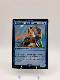 O'aka, Traveling Merchant (Surge Foil) Commander: Final Fantasy Foil - Image 1
