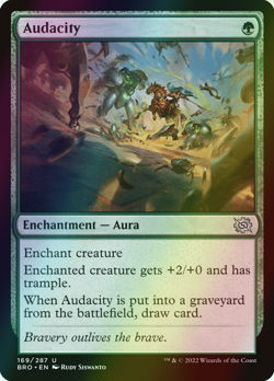 MTG Audacity Foil ** The Brothers' War ** English (NM) - Image 1