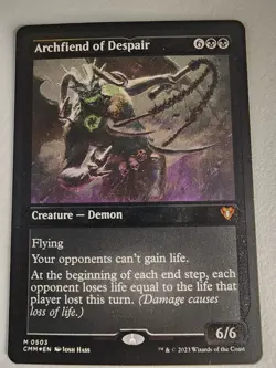 Archfiend of Despair (Foil Etched) Commander Masters Foil NM Pack Fresh - Image 1