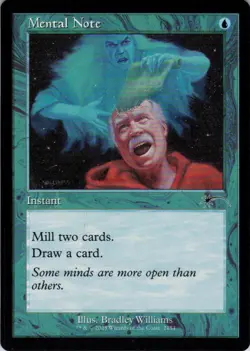 Mental Note (Retro Frame) - Secret Lair Dandan - 2154 - NM - Image 1