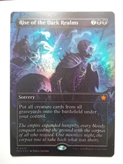 FOIL Rise of the Dark Realms 323 BORDERLESS Foundations MTG - Image 1