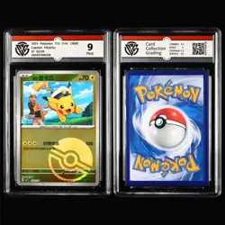 CCG 9 Mint 2019/25 Pokemon CHN Pikachu ex&Pikachu&Captain Pikachu 4PCS (16-2) - Image 5