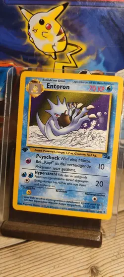 (NM) Entoron 35/62 | First Edition Fossil 🇩🇪 Deutsch Vintage Pokemon Karte ⭐ - Image 1