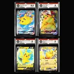 CCG 6~9.5 2023/24/25 Pokemon CHN Mixed Pikachu 4PCS (16-4) - Image 1