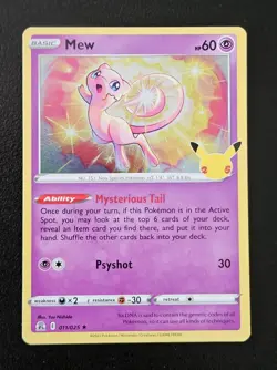 Pokemon Celebrations Mew Holo 11/25 Near Mint 25th Anniversary Englisch - Image 1
