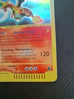 2002 POKEMON CARD CHARIZARD DRACAUFEU HOLO 6/165 EXPEDITION Vintage - Image 4