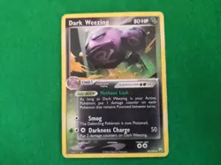DARK WEEZING ex Team Rocket Returns 42/109 Pokemon Cards / Card - Image 1