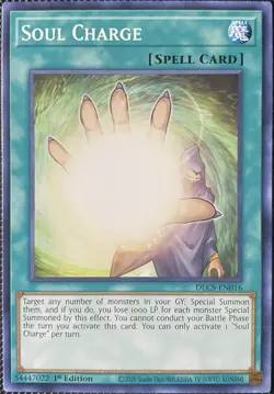 Soul Charge DLCS-EN016 Dragons of Legend: The Complete Series 1st Ed. Yugioh - Image 1
