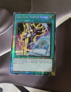 Yu-Gi-Oh TCG-MP25/Spell Card Monster Reborn EN006 Starlight Rare - Image 1