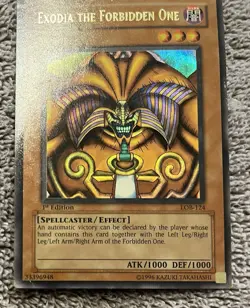Yu-Gi-Oh! Exodia the Forbidden One (Head) LOB-124 1st Edition – See photos - Image 2
