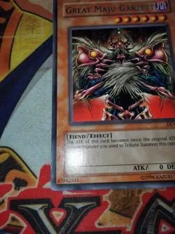 Great Maju Garzett dcr-063 Unltd Ed (LP/MP) Rare Yu-Gi-Oh! - Image 4