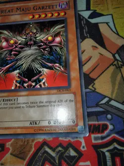 Great Maju Garzett dcr-063 Unltd Ed (LP/MP) Rare Yu-Gi-Oh! - Image 5