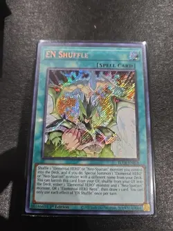 EN Shuffle BLCR-EN008 Secret Rare 1st Edition NM Yugioh - Image 1