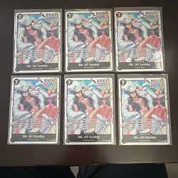 Bandai One Piece Card Game Ms. All Sunday OP14 Foil Character Cards English 6 - Image 1