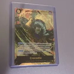 One Piece CCG Crocodile Character Card OP14-120 Secret Rare Foil 10000 Power - Image 1