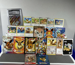 Pokemon Lot of Cards and Stickers All Eevee #133 Eevee Only Pokemon Lot of 21 - Image 1