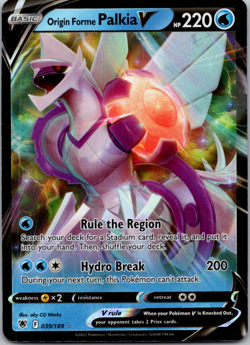 Origin Forme Palkia V 039/189 - Pokemon TCG Astral Radiance Ultra Rare Card NM - Image 1