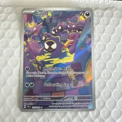 Pokemon Gastly 177/162 SV05 Temporal Forces Illustration Rare Holo Card - Image 1