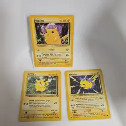 🔥 Old vintage Pokemon Card Lot Pikachu Base Set Jungle Neo Genesis 3x 🔥 - Image 1