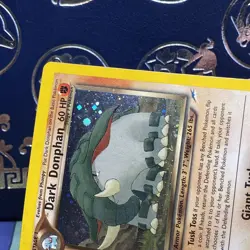 Pokemon Dark Donphan Neo Destiny TCG 3/105 Holo Rare Card MP - Image 3