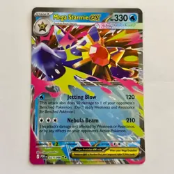Mega Starmie Ex 021/088 Perfect Order Double Rare English Pokemon Card - Image 1
