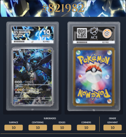 ACE 10 N's Zekrom 210/193 MEGA Dream ex Pokemon Card PERFECT SUBS - Image 3