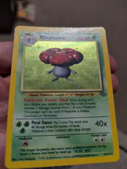 Pokemon TCG Vileplume Jungle Unlimited Holo Card 15/64 - WOTC vintage - Image 3