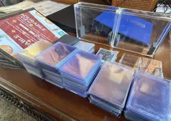 Trading Card Storage Lot – Toploaders, Binders, Pages, Sleeves, Ultra Pro Album - Image 2