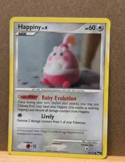 Happiny lv 8 POP 8 14/17 common Holo LP - ungraded Pokemon Card - Image 1