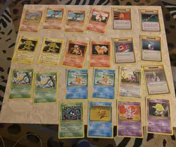 Lot (22) Pokemon 2016 Basic Card Lot TCG Electabuzz Onix Magnate Nidorino GC - Image 1