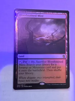 MTG: Bloodstained Mire -- Khans of Tarkir - NM - Image 1