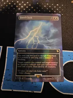 Fated Clash (Borderless) Commander: Final Fantasy Foil - Image 1