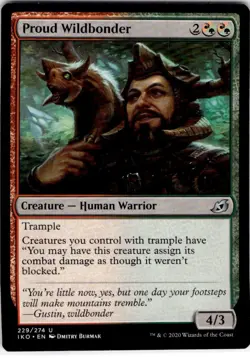 MTG Proud Wildbonder Ikoria: Lair of Behemoths Uncommon #229 - Image 1