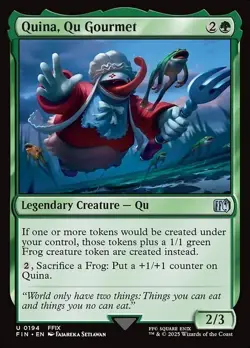 Quina, Qu Gourmet x4 4x Final Fantasy NM MTG - Image 1