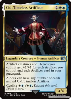 Cid, Timeless Artificer (0414) [FIN - 414] - NM [Normal] TCG MTG - Image 1