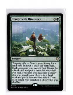 Tempt with Discovery Bloomburrow Commander Decks NM Near Mint - Image 1