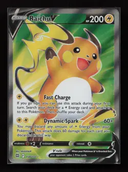 Raichu V 158/172 Rare Ultra Brilliant Stars Pokemon Near Mint - Image 1