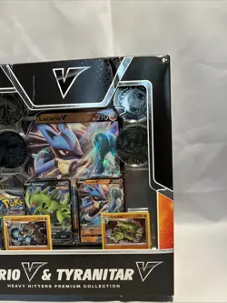 Pokemon TCG Lucario V & Tyranitar V Heavy Hitters Premium Collection Exclusive - Image 2