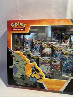 Pokemon TCG Lucario V & Tyranitar V Heavy Hitters Premium Collection Exclusive - Image 3
