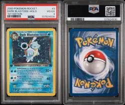 2000 POKEMON ROCKET | 1ST EDITION DARK BLASTOISE-HOLO 3 PSA 4 - Image 2