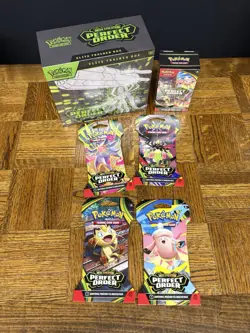 Pokemon Perfect Order ME03 ETB+Booster Bundle+4 Sleeved Booster Packs Sealed. - Image 2