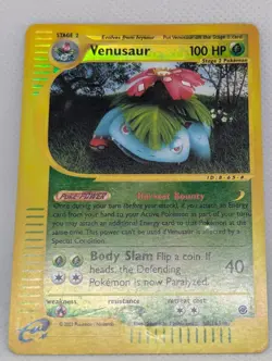 Venusaur 068/165 Expedition Base Set Reverse Holo Rare Pokemon TCG Nintendo MP - Image 3