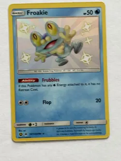 Pokemon Hidden Fates: Shiny Vault - Froakie Shiny Holo Rare SV11/SV94 - Image 1