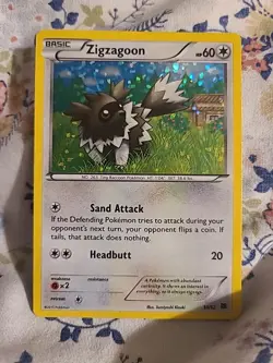 Pokemon TCG Zigzagoon 011/012 McDonald's 2015 Holo - Image 1