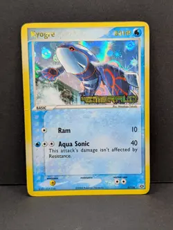 Kyogre 6/106 Emerald Reverse Holo Rare Pokemon TCG Nintendo HP - Image 1