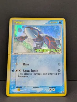 Kyogre 6/106 Emerald Reverse Holo Rare Pokemon TCG Nintendo HP - Image 3
