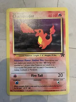 Pokemon TCG Charmander Team Rocket (TR) 50/82 LP - Image 1
