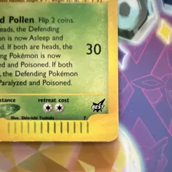 Pokemon Dark Venusaur #7 Best of Game Promo 70 HP 2003 TCG Shin-ichi Yoshida - Image 5